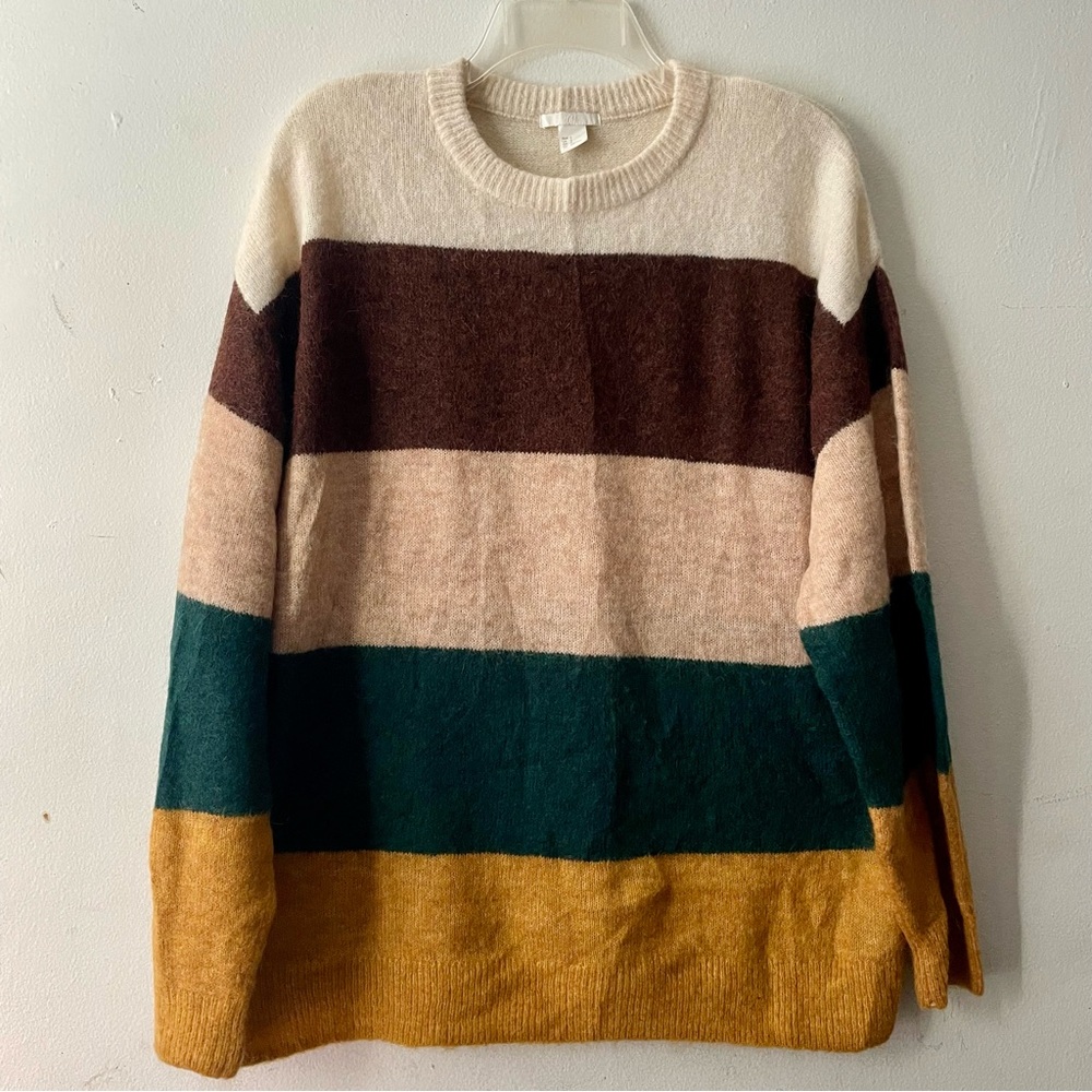 H&M Wool Blend Striped Sweater